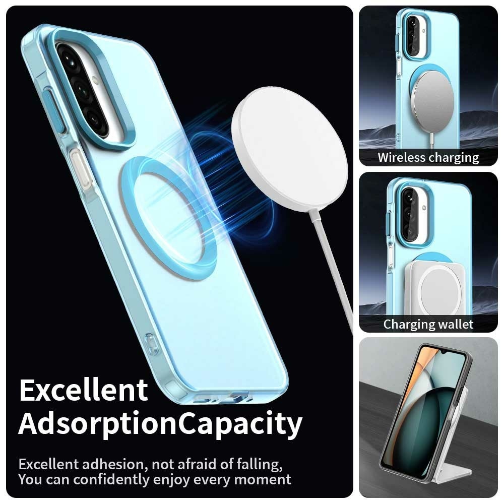 Candy zselés tok MagSafe-val a Samsung Galaxy A26 5G készülékre - kék