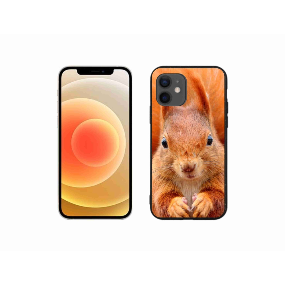 Zselés borítás mmCase iPhone 12 mini készülékhez - mókus
