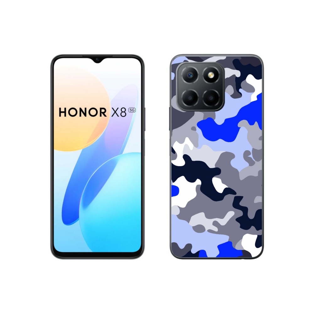 Zselés borítás mmCase a Honor X8 5G/70 Lite 5G számára - álcázó minta 8