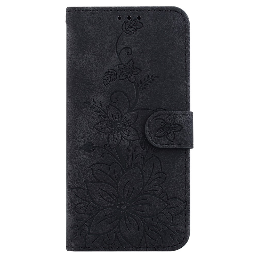 Lily könyv tok Xiaomi Redmi 15C 4G/5G (173mm) - fekete