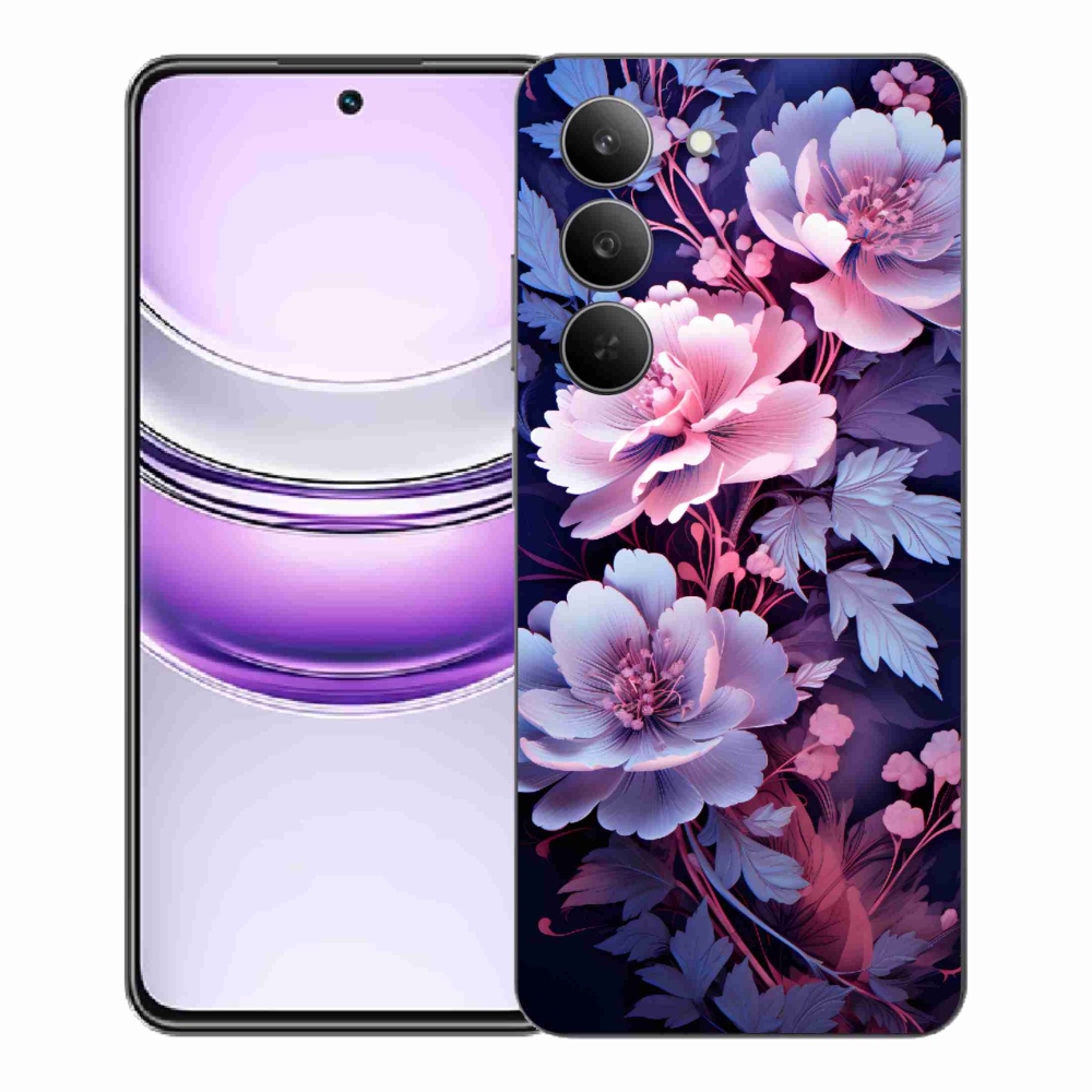 Gél borító mmCase a Realme 14x 5G készülékhez - virágok 11