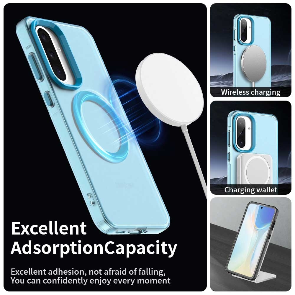 Candy zselés tok MagSafe Samsung Galaxy A36 5G/A56 5G - kék