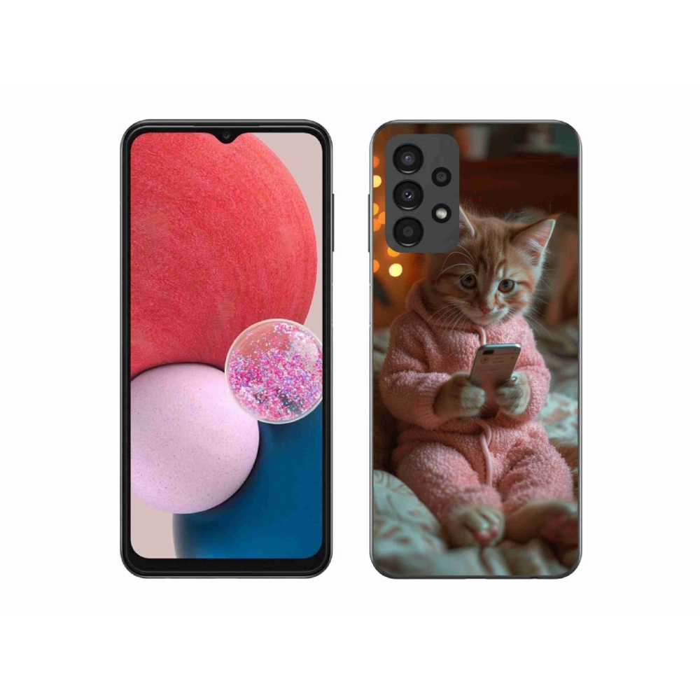 Zselés borítás mmCase Samsung Galaxy A13 4G - baba mobillal