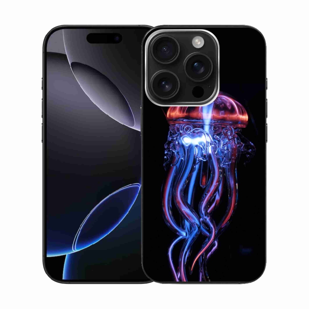 Zselés borítás mmCase iPhone 16 Pro készülékhez - medúza