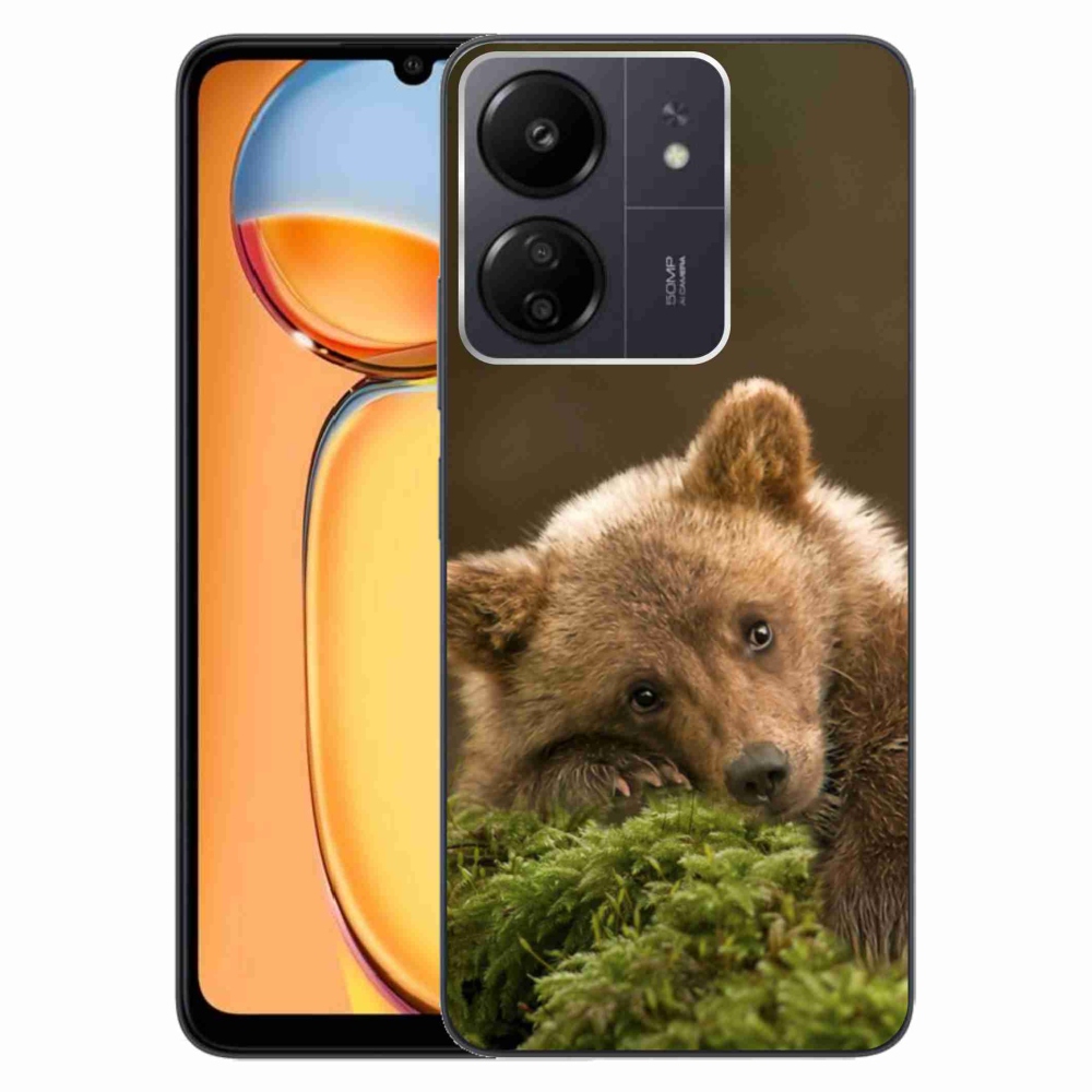 Gél borítás mmCase a Xiaomi Poco C65/Redmi 13C számára - medve