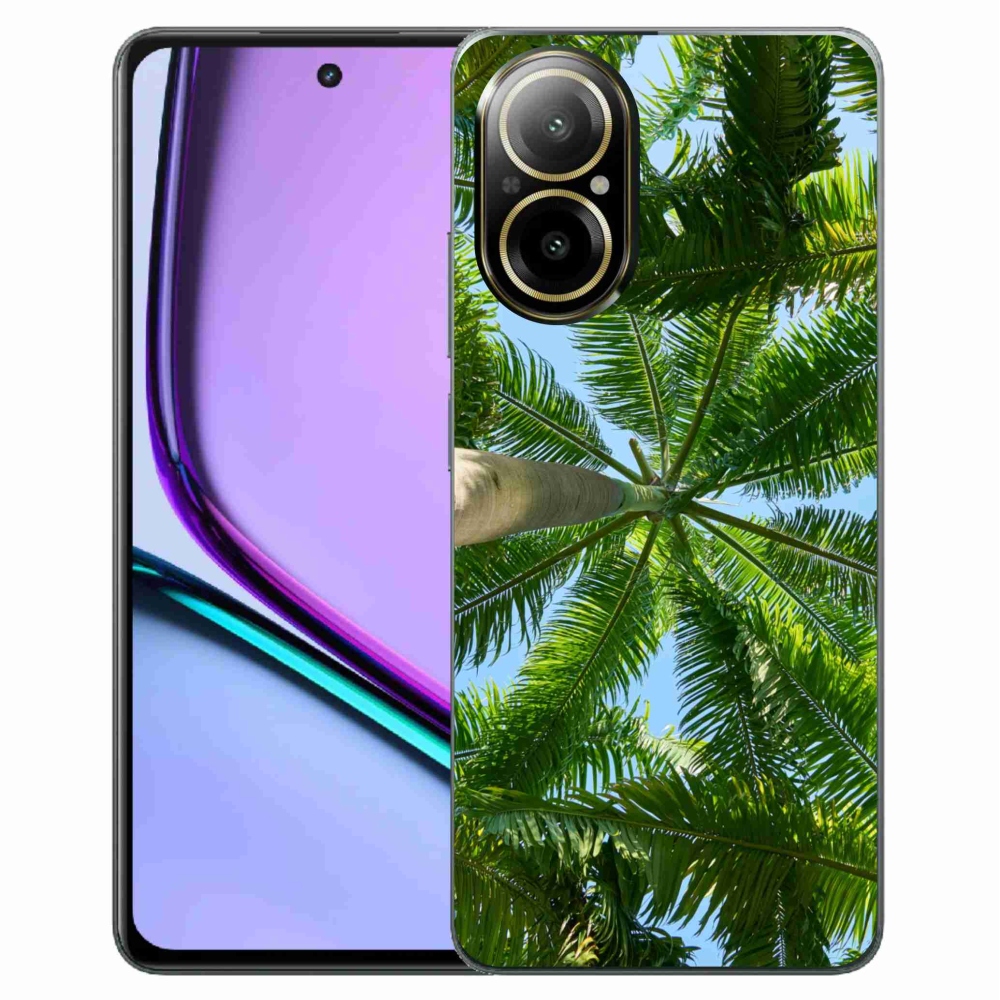 Gél borítás mmCase a Realme C67 készülékhez - pálmafák