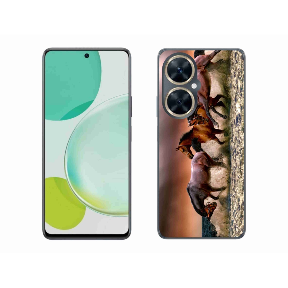 Gél tok mmCase a Huawei Nova 11i készülékhez - lovak 1