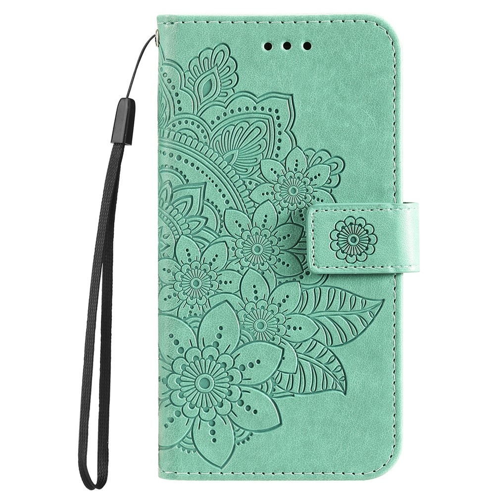 Mandala könyvtáska Google Pixel 10 Pro XL/Pixel 9 Pro XL - teal színben