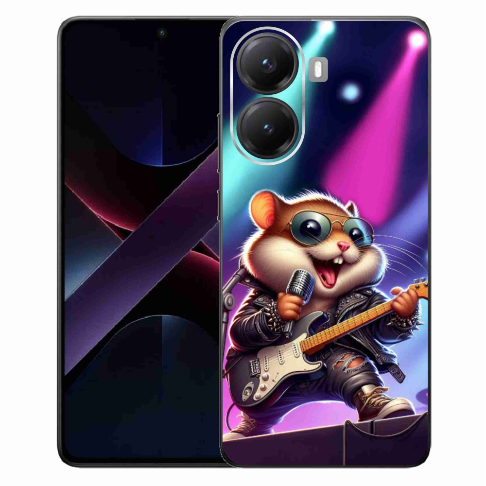 Gél borítás mmCase a Xiaomi Poco X7 Pro 5G-hez - hörcsög hintalóval