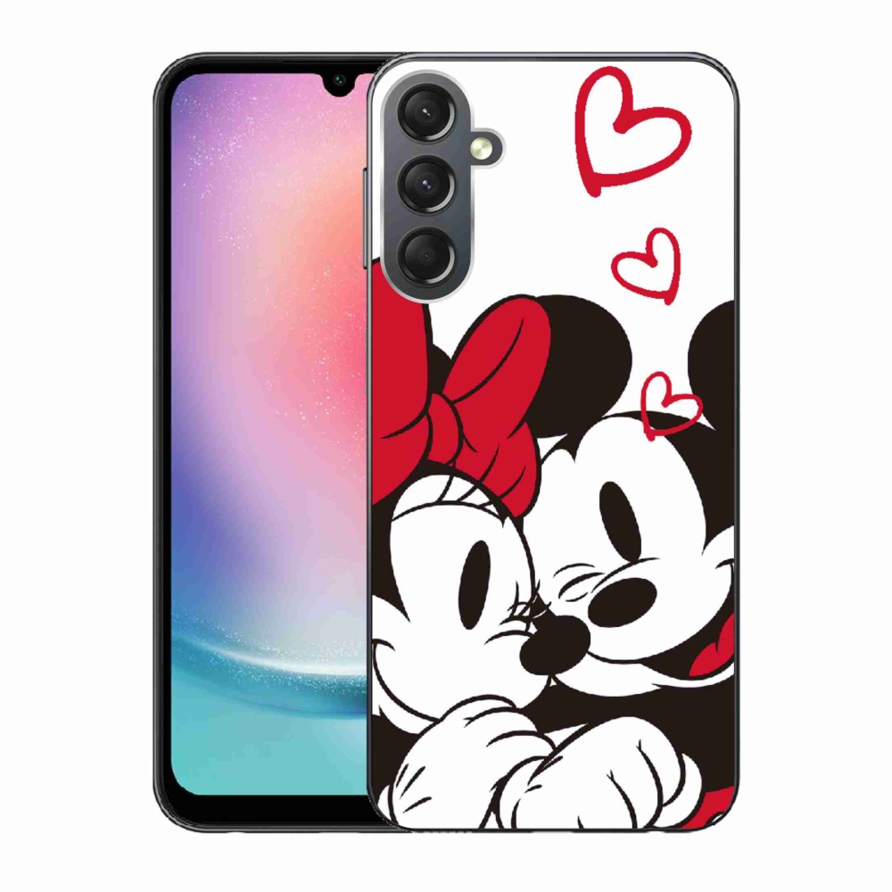Zselés borítás mmCase Samsung Galaxy A24 készülékhez - minnie és mickey