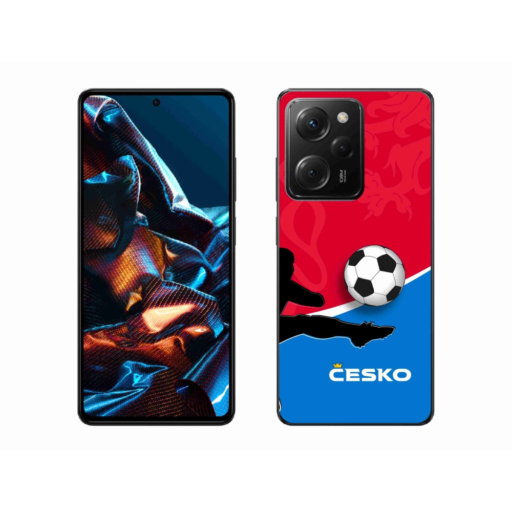 Gél borítás mmCase a Xiaomi Poco X5 Pro 5G - futball Csehország 2