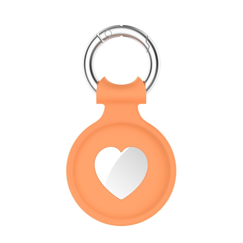 Love szilikon tok Apple AirTaghez - narancssárga