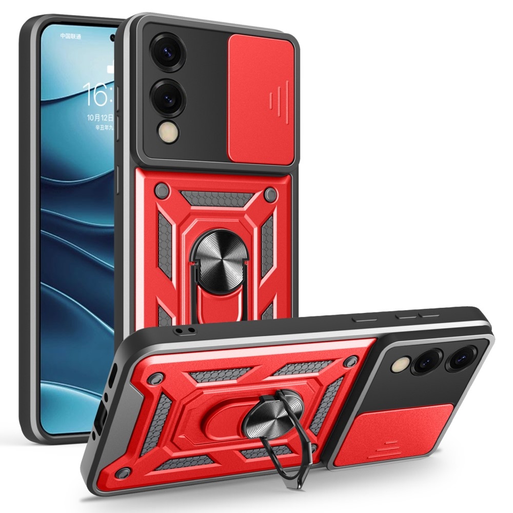 Csúszásálló borítás Samsung Galaxy S25 Edge készülékhez - piros
