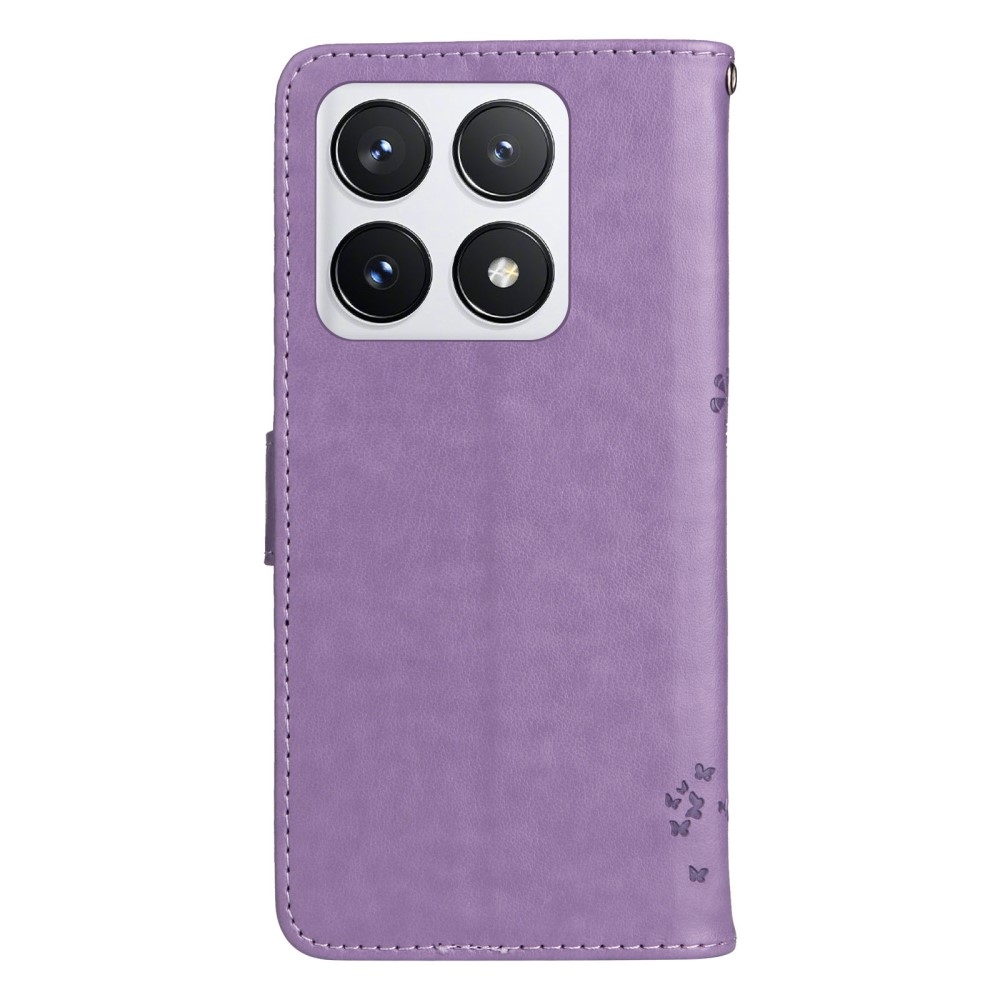 Fák könyve tok Xiaomi 14T Pro - világos lila