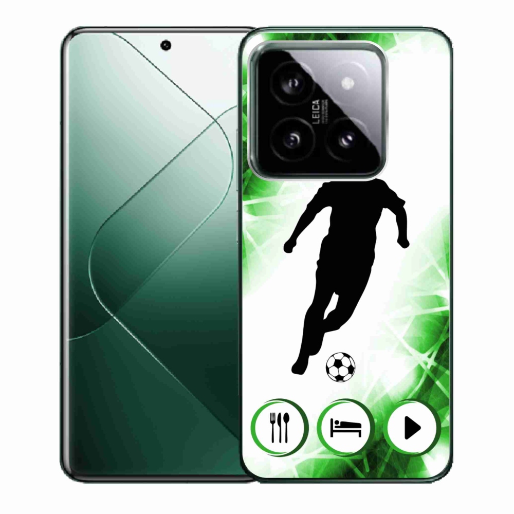 Gél borítás mmCase a Xiaomi 14 - focista számára