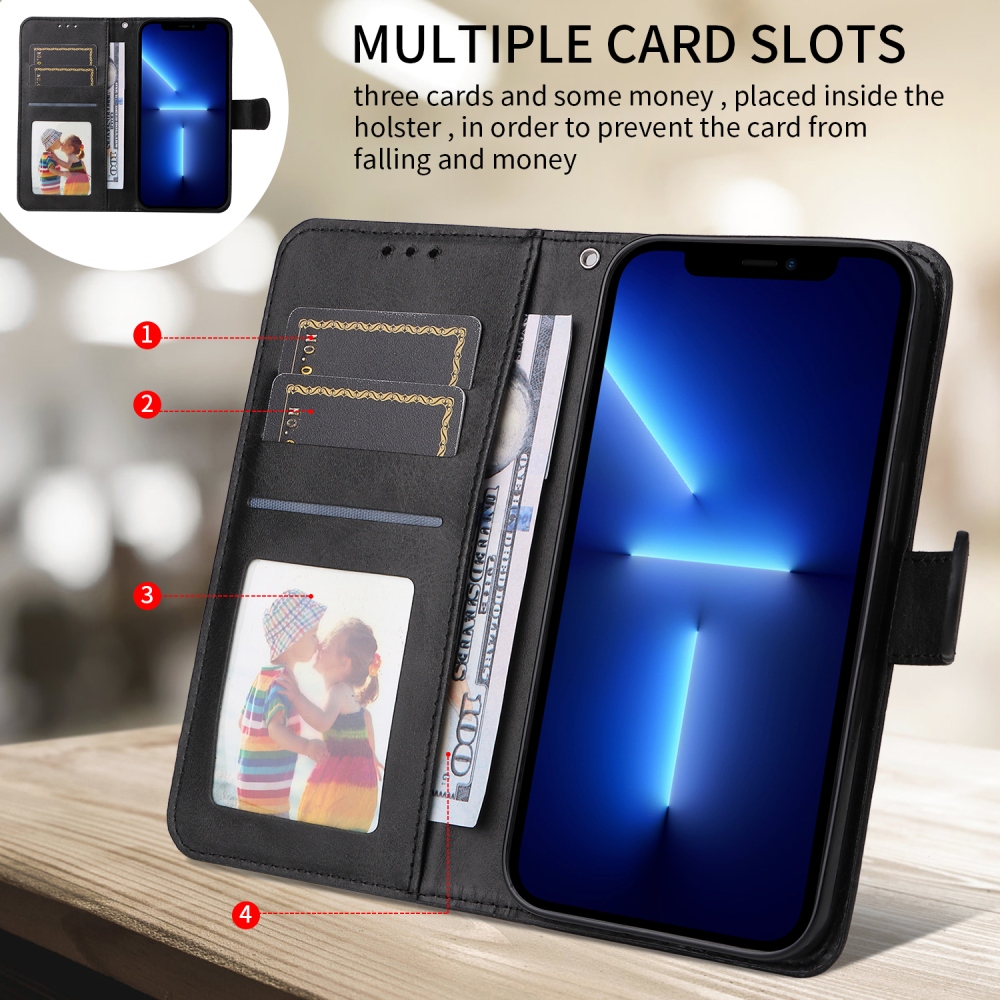 Vérrögök könyv tok a Xiaomi Poco F7 5G-hez - fekete