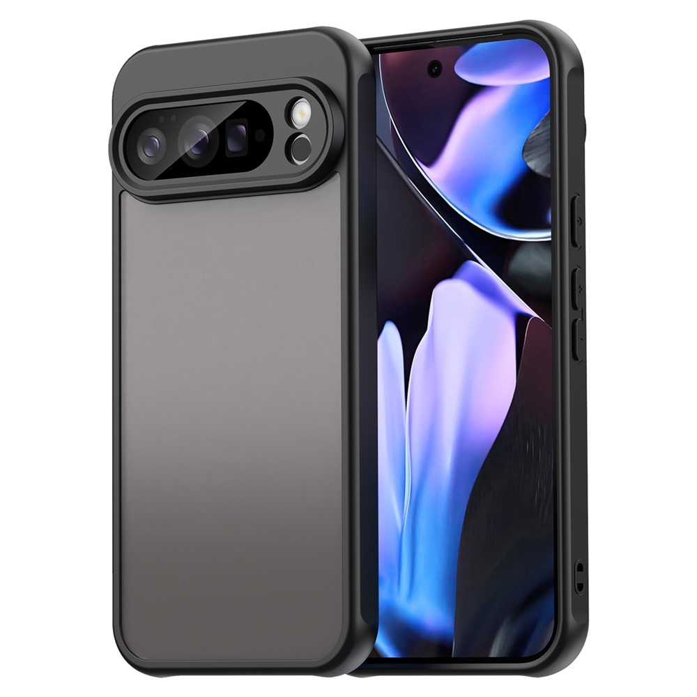 Zselés tok kemény hátlappal a Google Pixel 10 Pro XL számára - fekete