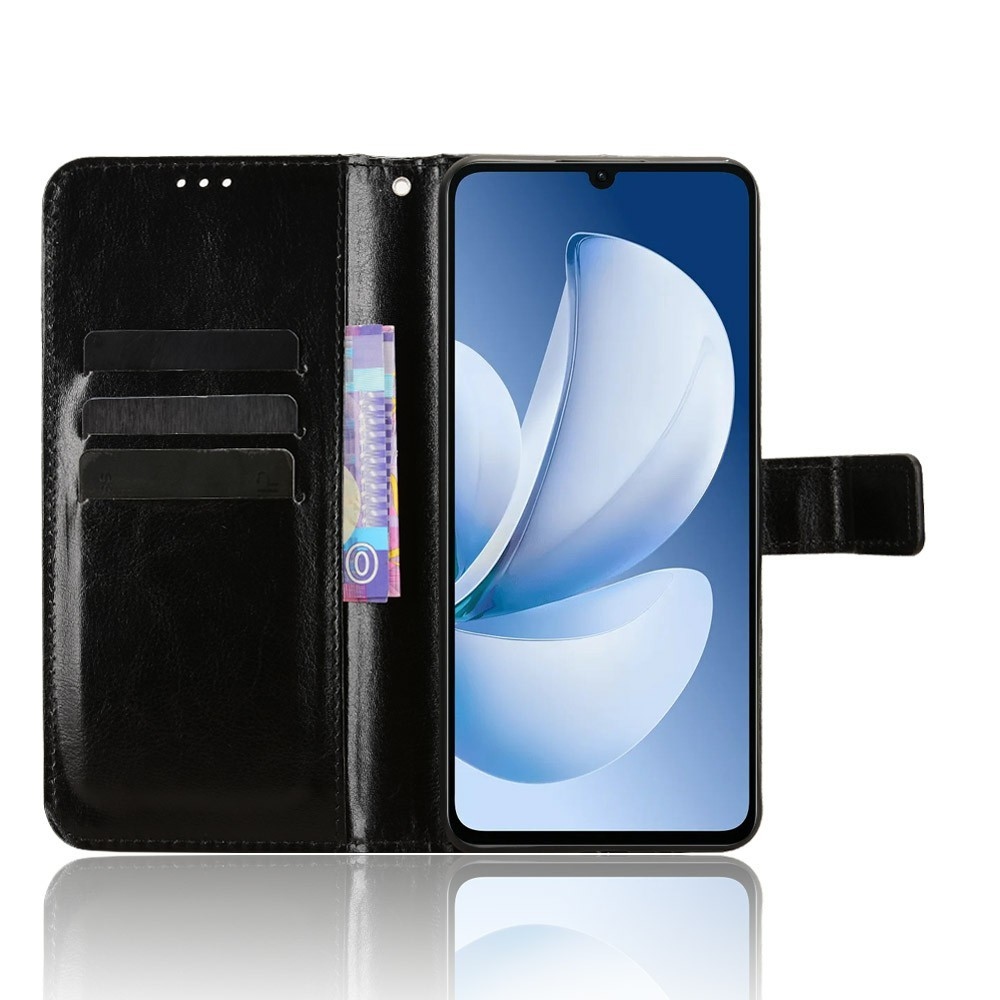 Őrült könyvtáska a Realme Note 70T-hez - fekete