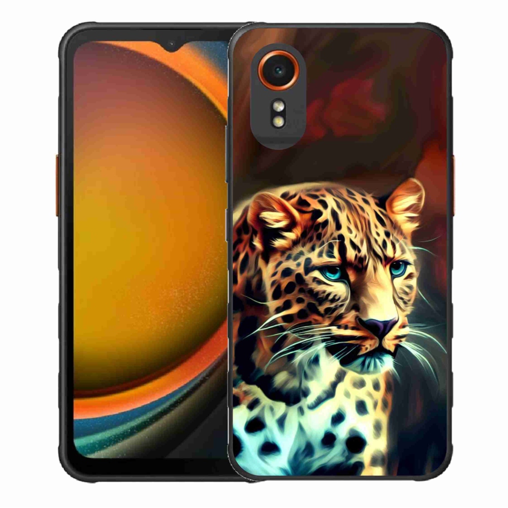 Zselés borítás mmCase Samsung Galaxy Xcover 7 készülékhez - leopárd