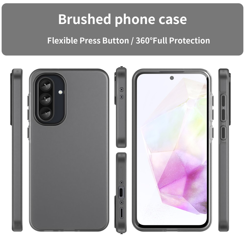 Candys matt zselés tok Samsung Galaxy A36 5G/A56 5G - fekete színben