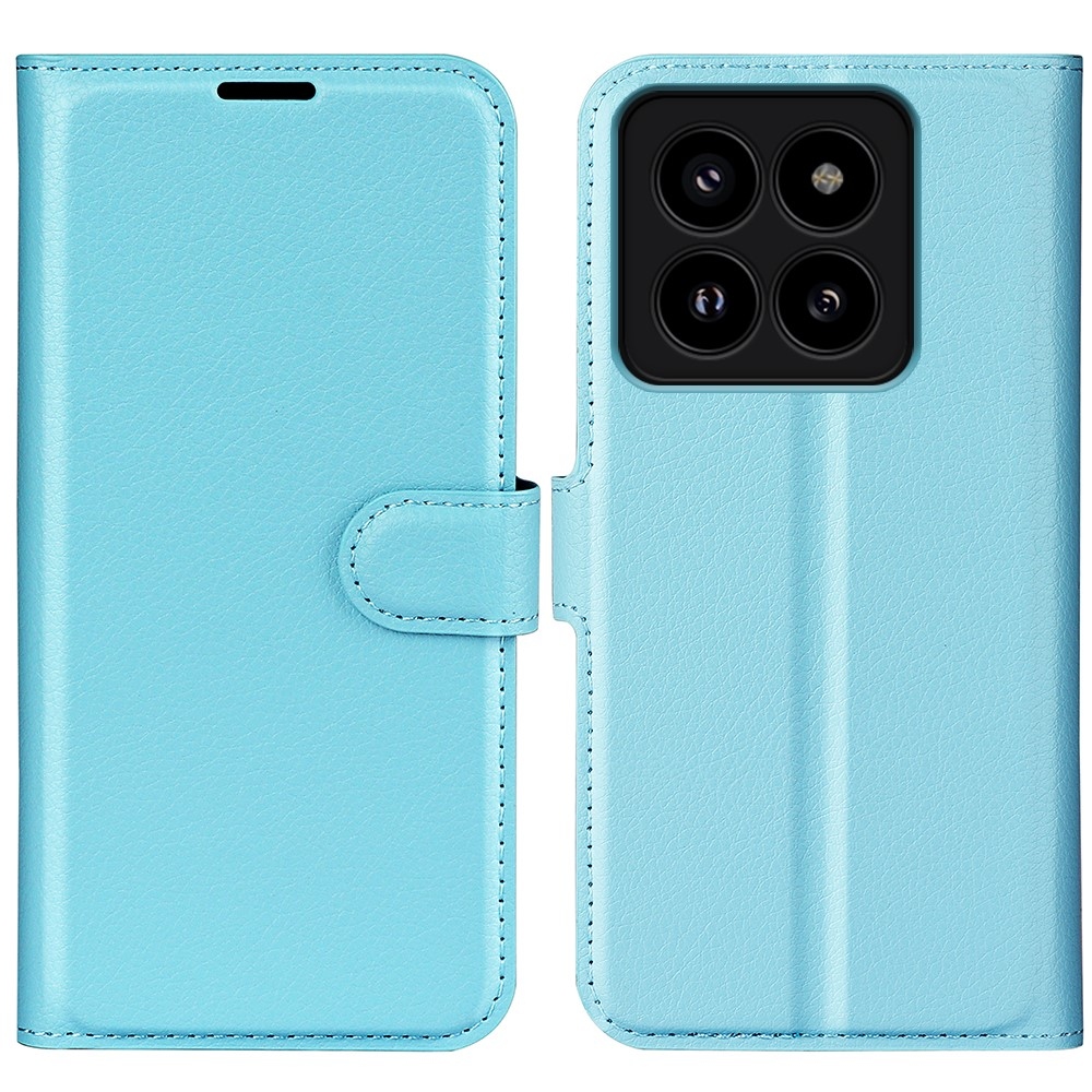 Litchi könyv tok a Xiaomi 14 Pro-hoz - kék