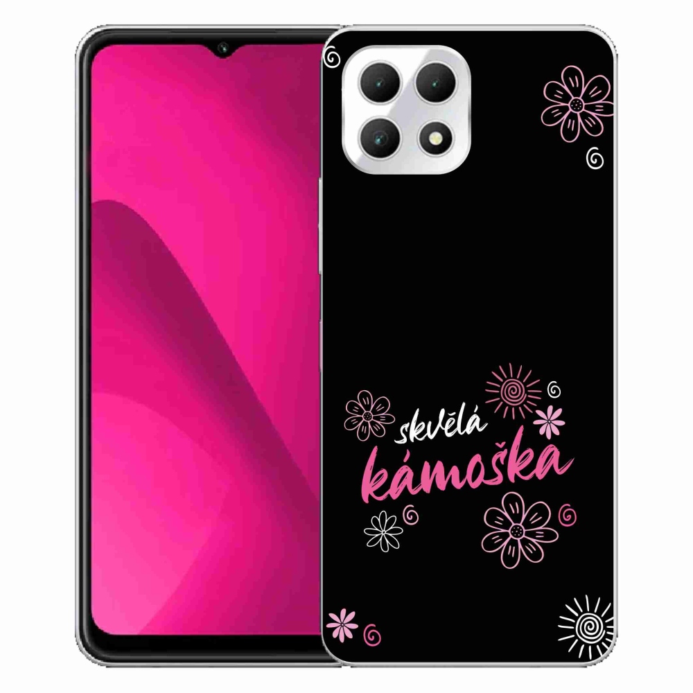 Zselés borítás mmCase a T-Mobile T Phone 2 készülékhez - nagyszerű haver fekete háttérrel