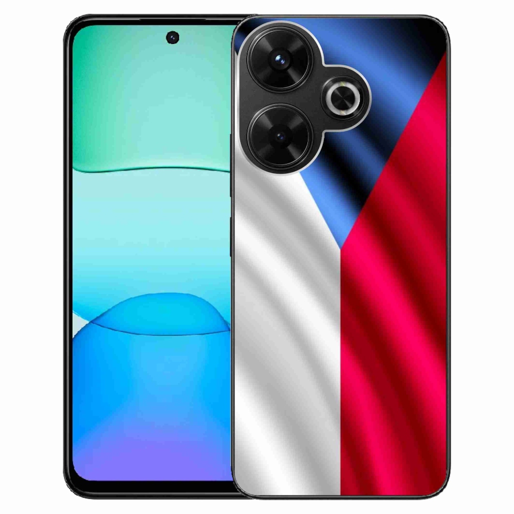 Gél borítás mmCase a Xiaomi Redmi 13 4G/Poco M6 4G - cseh zászlóhoz