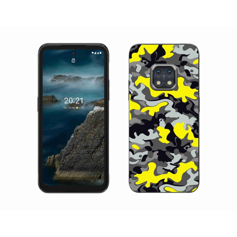 Zselés borítás mmCase a Nokia XR20 készülékhez - terepszínű minta 6