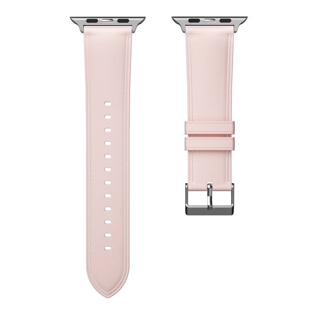 Stitch zselés szíj Apple Watch Ultra/Ultra 2 49mm/SE/SE 2022/2023 44mm/9/8/7 45mm/6/5/4 44mm/3/2/1 42 mm - rózsaszínű
