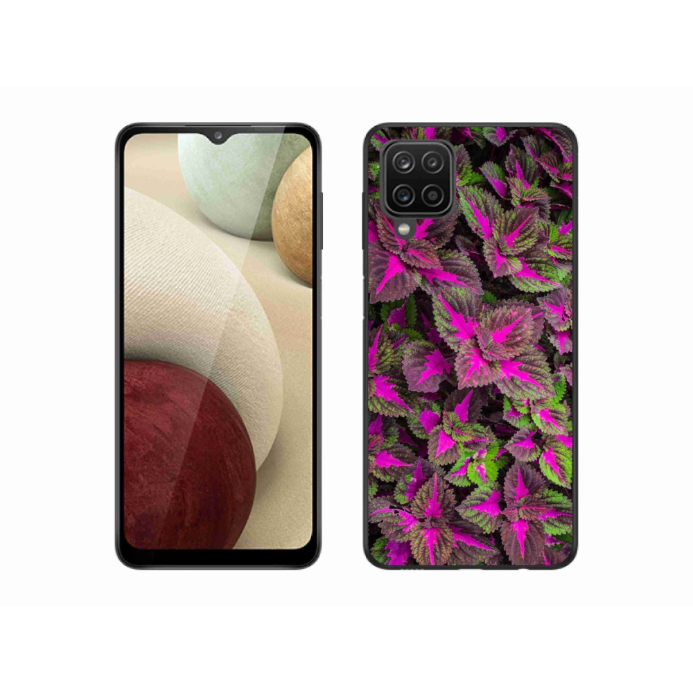 Gél borítás mmCase Samsung Galaxy A12 - virágok 10