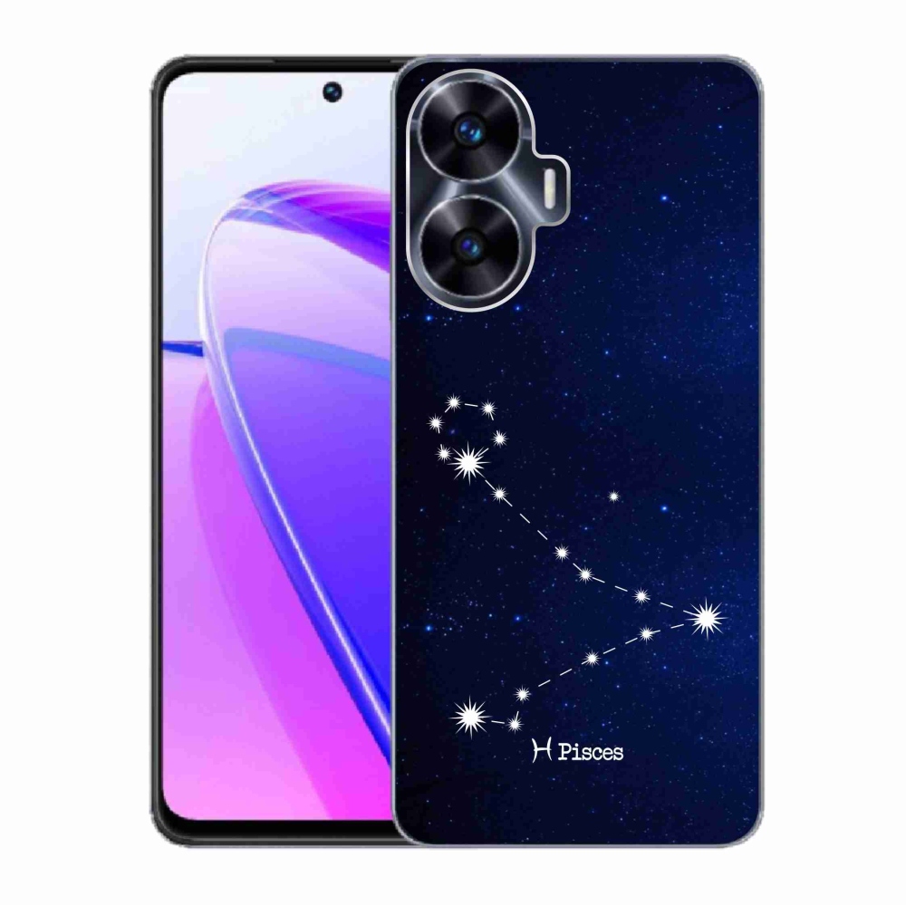 Gél borító mmCase a Realme C55 készülékhez - csillagkép Halak
