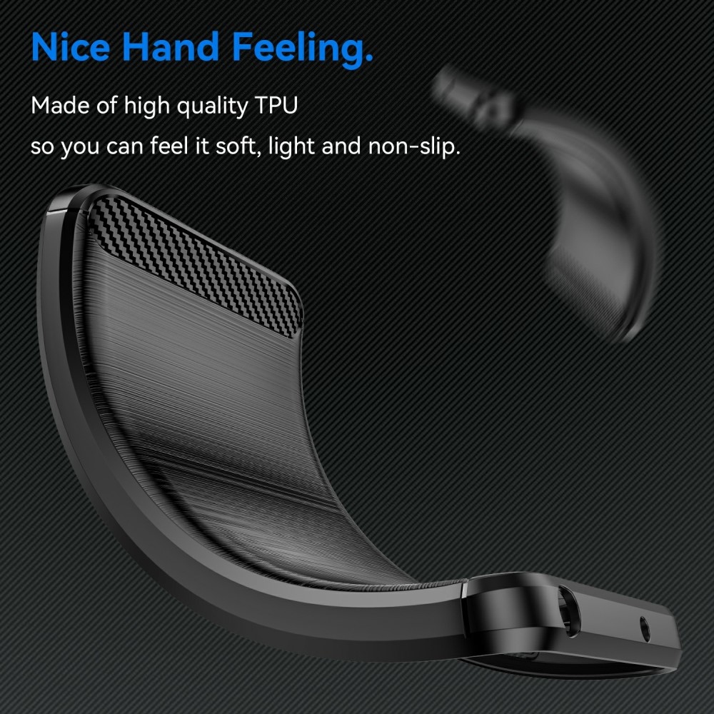 Szénálló zselés tok Xiaomi 14T/14T Pro készülékhez - fekete