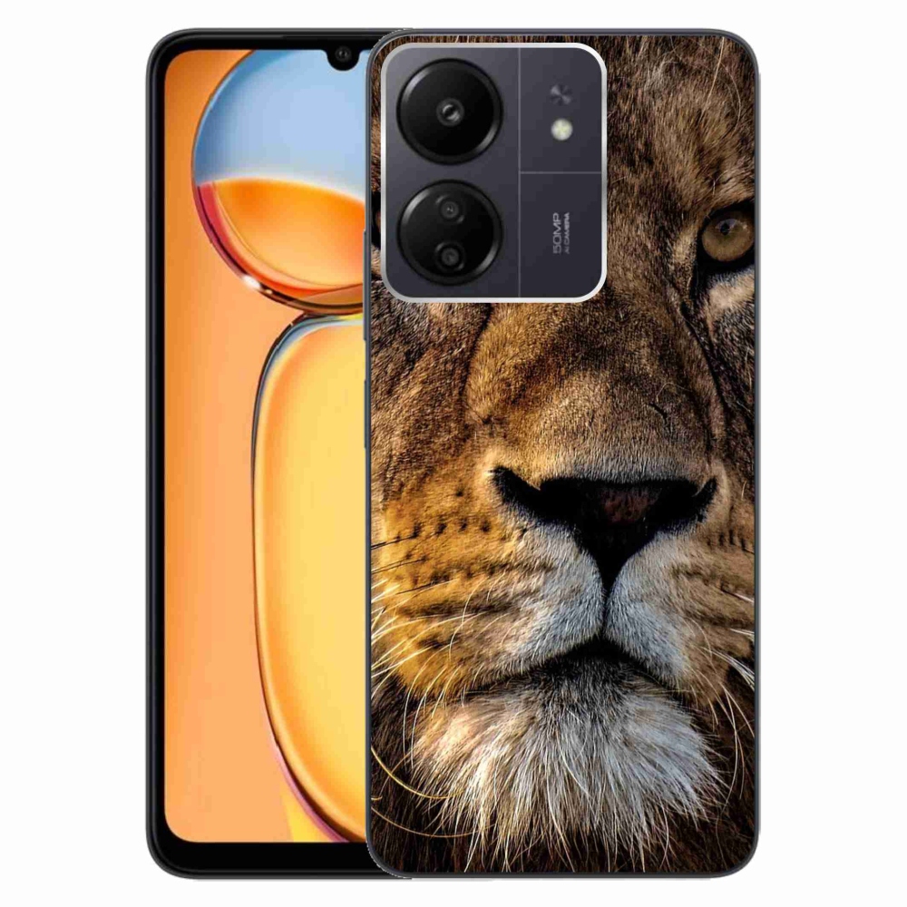 Gél tok mmCase a Xiaomi Poco C65/Redmi 13C-hez - oroszlán