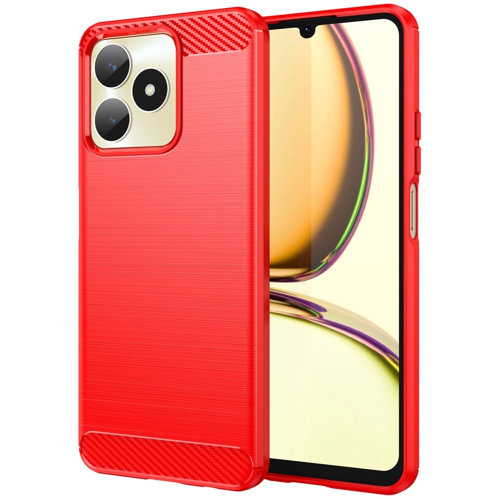 Szénálló zselés tok a Realme C51/C53 készülékhez - piros