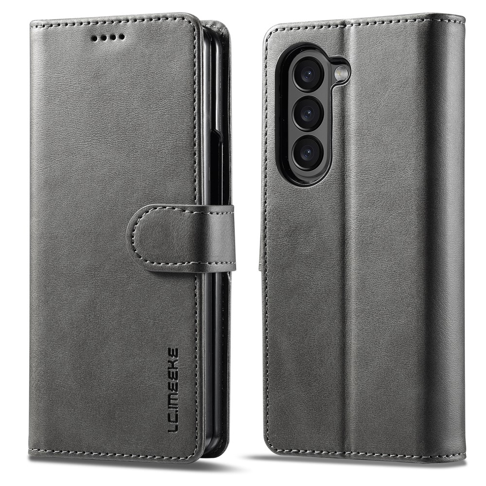 Imeeke könyvtáska Samsung Galaxy Z Fold5 5G - szürke