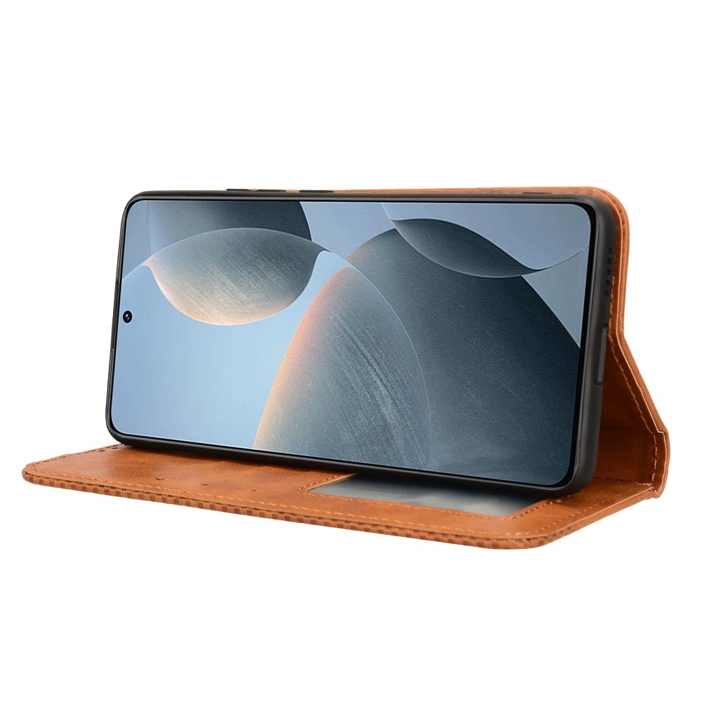 Vintage könyvtáska Xiaomi Poco X6 Pro 5G - barna