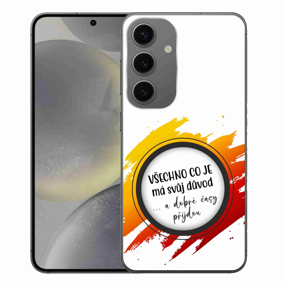 Gél borítás mmCase Samsung Galaxy S24+ - idézem 3 fehér háttér