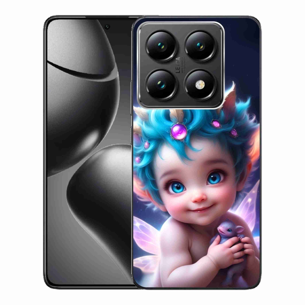 Gél borítás mmCase a Xiaomi 14T Pro számára - baba pillangószárnyakkal