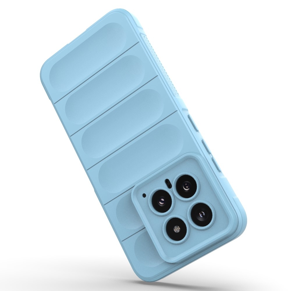 Rugg tartós zselés tok Xiaomi 14 - világoskék színben