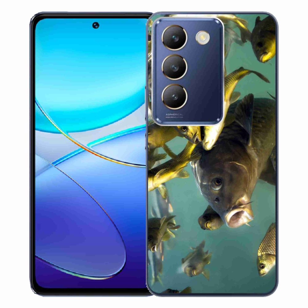 Gél tok mmCase a Vivo V40 SE 4G/5G készülékhez - halak iskolája