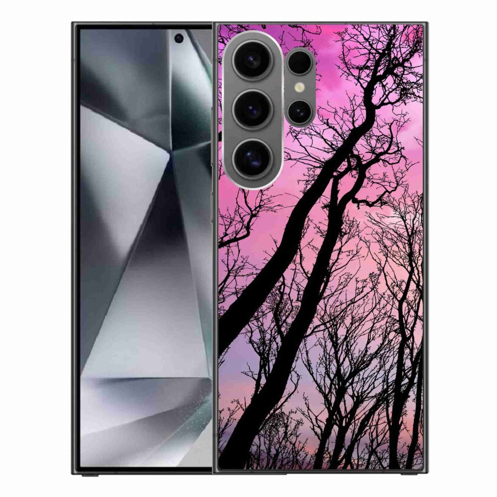 Gél tok mmCase a Samsung Galaxy S24 Ultra készülékhez - kidőlt fák