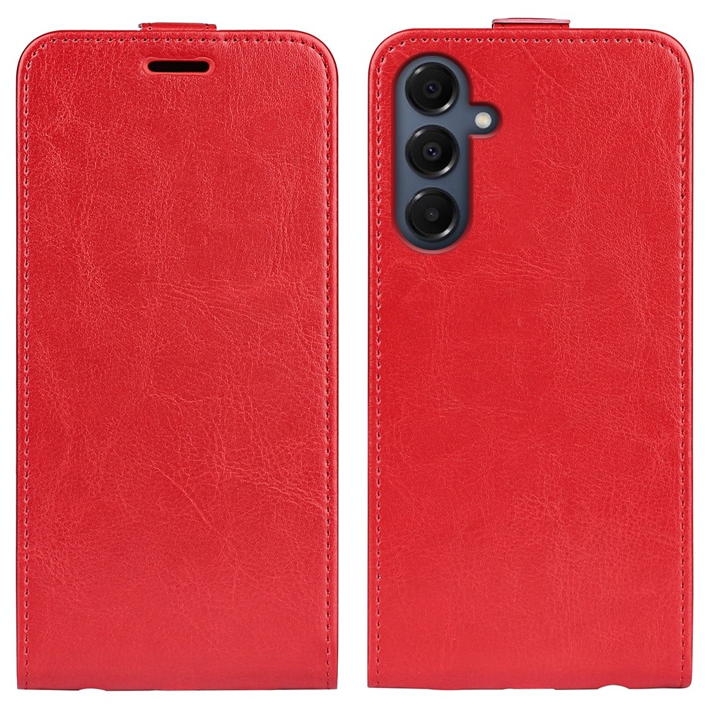Függőleges könyvtáska Samsung Galaxy A17 5G - piros