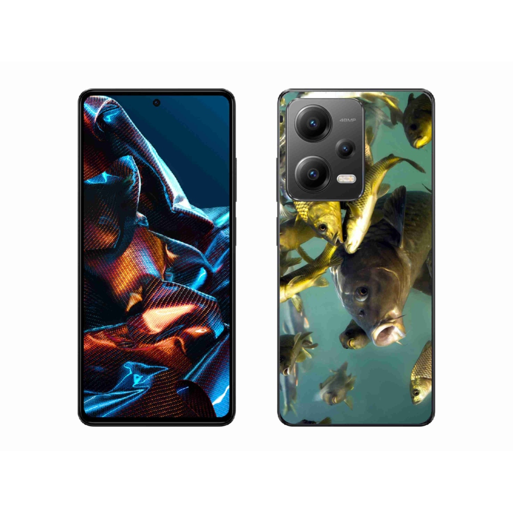 Gél tok mmCase a Xiaomi Redmi Note 12 Pro 5G-hez - halak iskolája