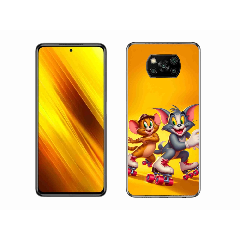 Gél borítás mmCase a Xiaomi Poco X3-hoz - tom and jerry