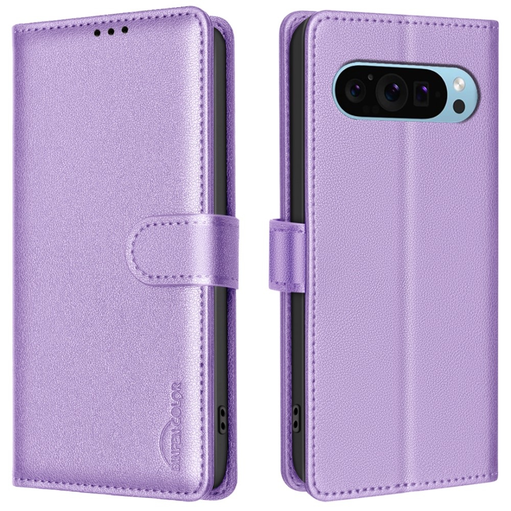 BNF pénztárca tok Google Pixel 9/9 Pro készülékhez - lila