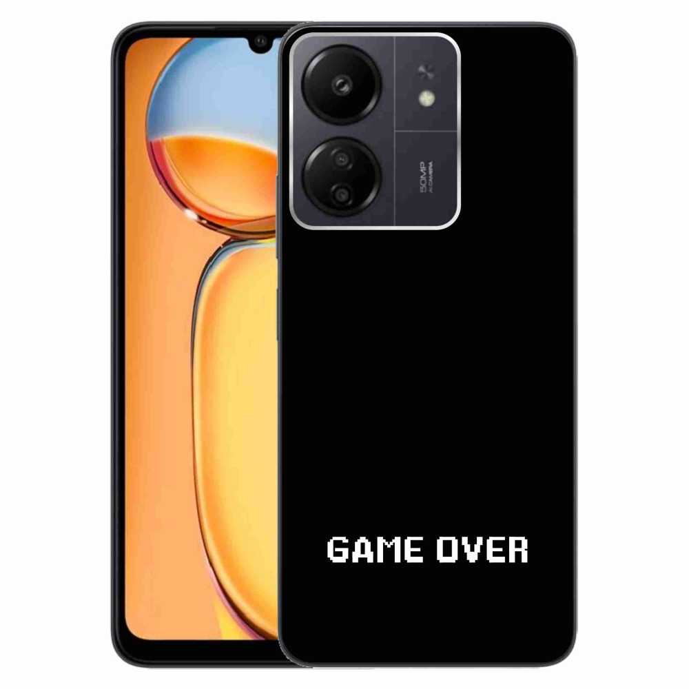 Gél borítás mmCase a Xiaomi Poco C65/Redmi 13C számára - játék fekete háttérrel
