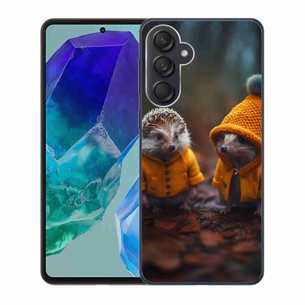 Zselés borítás mmCase Samsung Galaxy M55 5G - süni