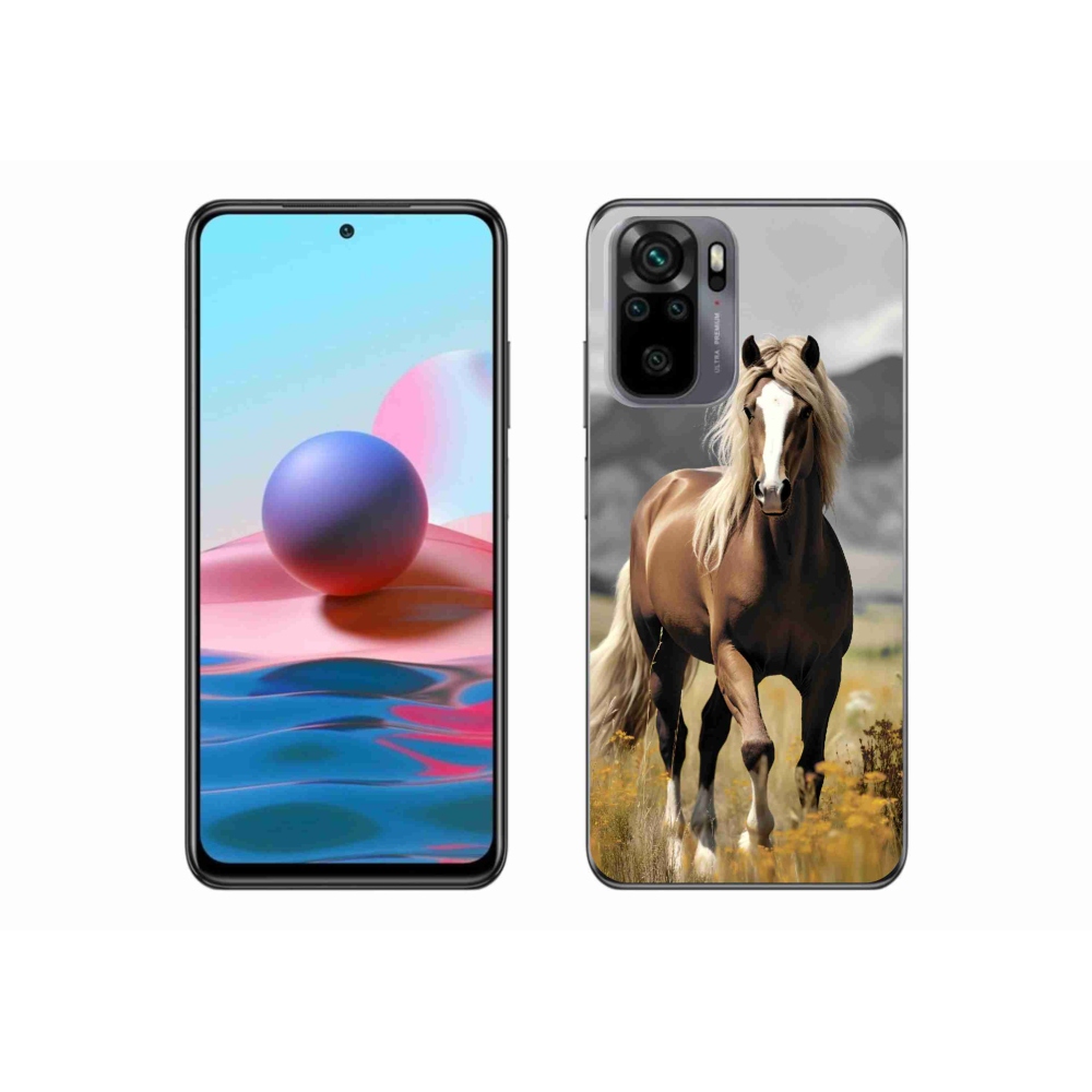 Gél borítás mmCase a Xiaomi Poco M5s készülékhez - barna ló 1