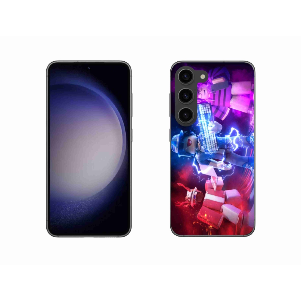 Gél borítás mmCase Samsung Galaxy S23 5G készülékhez - roblox