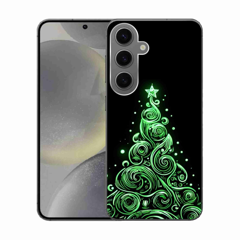 Gél borítás mmCase Samsung Galaxy S24 - neon karácsonyfa 3